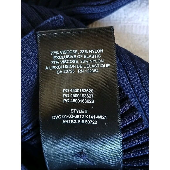 Babaton Womens Cardigan Blue Navy Long Sleeve Button V-neck XS Sweater Classic - Picture 14 of 14